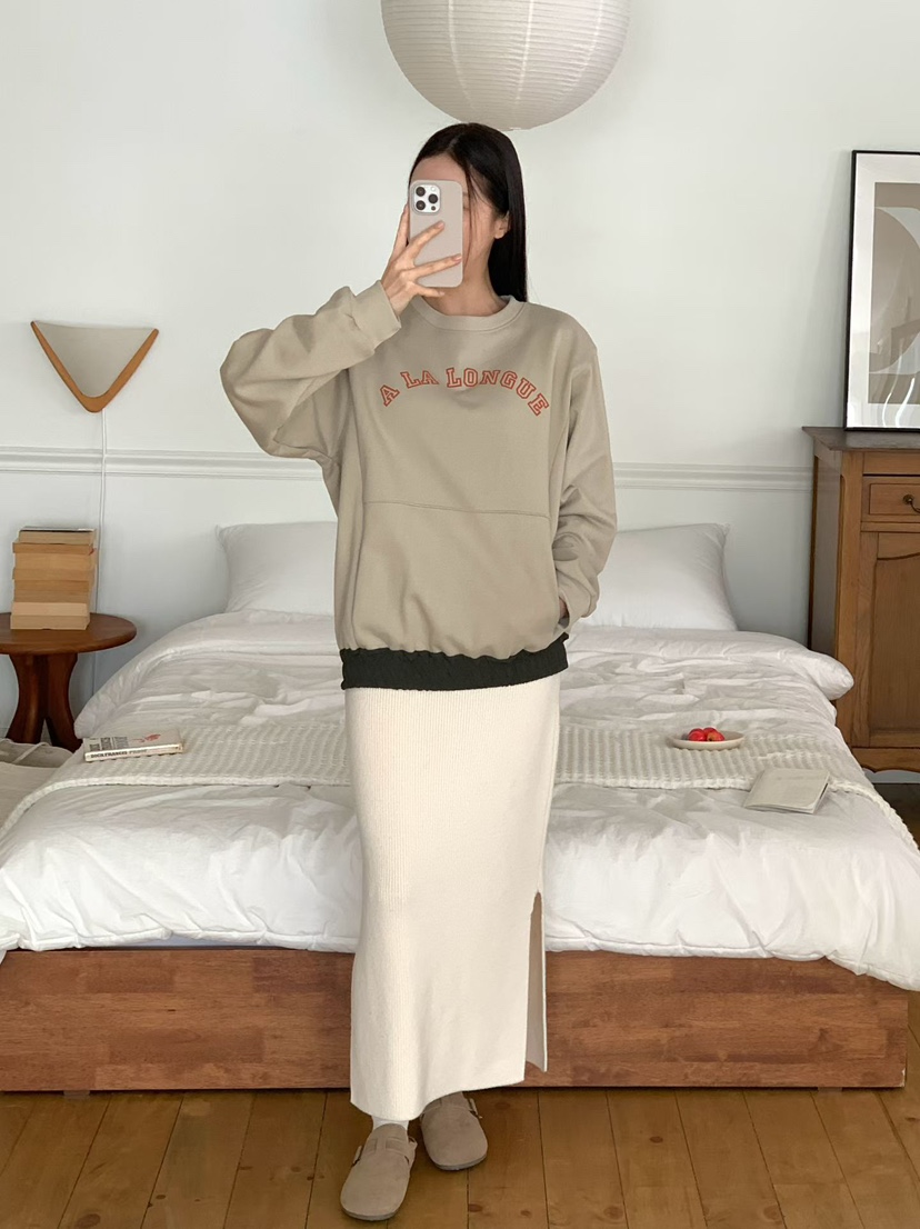 BINUS韓國代購㊣女裝新品人氣熱賣時尚25秋冬真品職業推薦衛衣BINUS衛衣