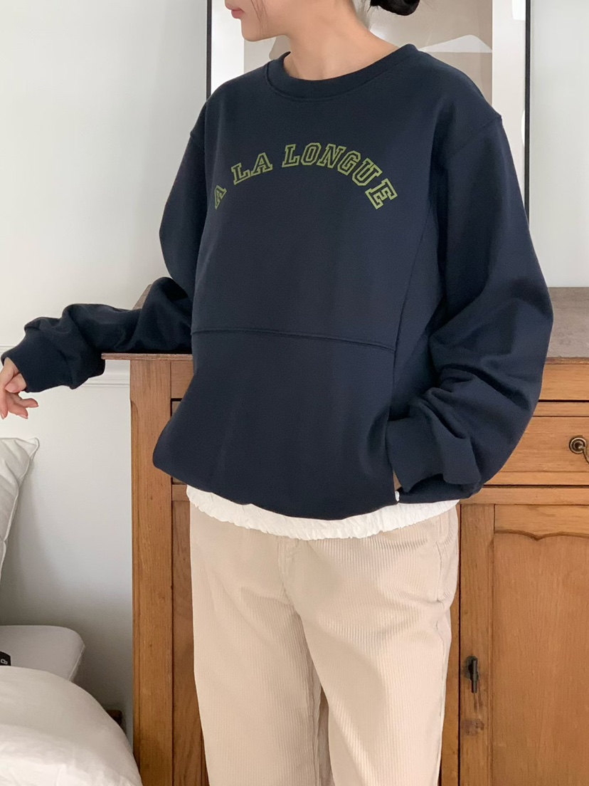 BINUS韓國代購㊣女裝新品人氣熱賣時尚25秋冬真品職業推薦衛衣BINUS衛衣