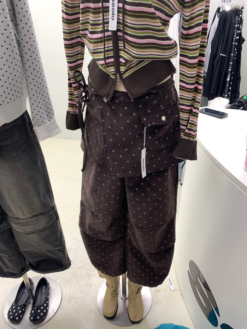 SEOLO韓國直郵㊣女裝新品推薦人氣25秋冬職業時尚裙褲燈芯絨Seolo seoul裙褲