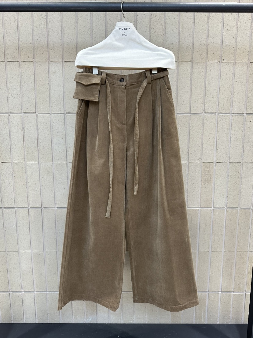 FOSET東大門㊣實拍女裝新品25秋冬人氣職業真品休閑褲不含包FOSET休閑褲圖色2