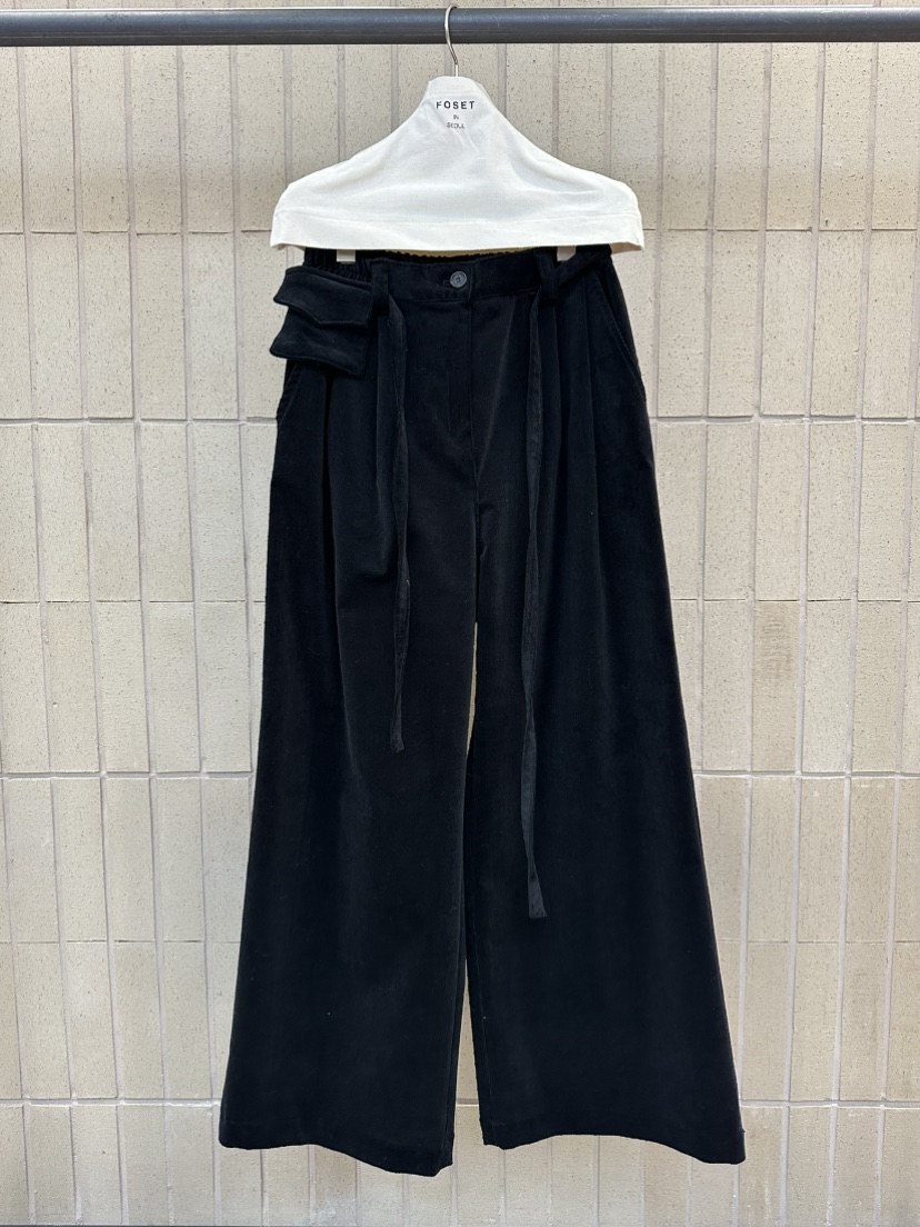 FOSET東大門㊣實拍女裝新品25秋冬人氣職業真品休閑褲不含包FOSET休閑褲圖色3