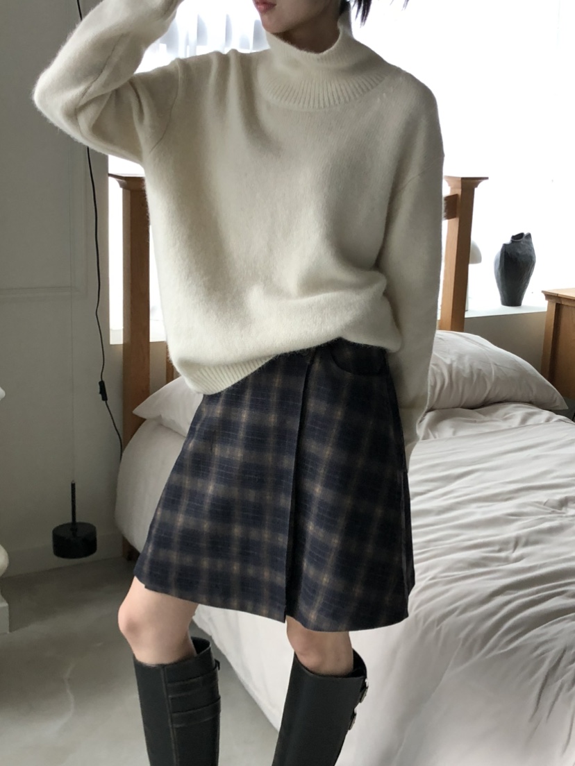 FOSET韓國代購㊣女裝新款職業時尚熱賣休閑推薦25秋冬針織衫FOSET針織衫