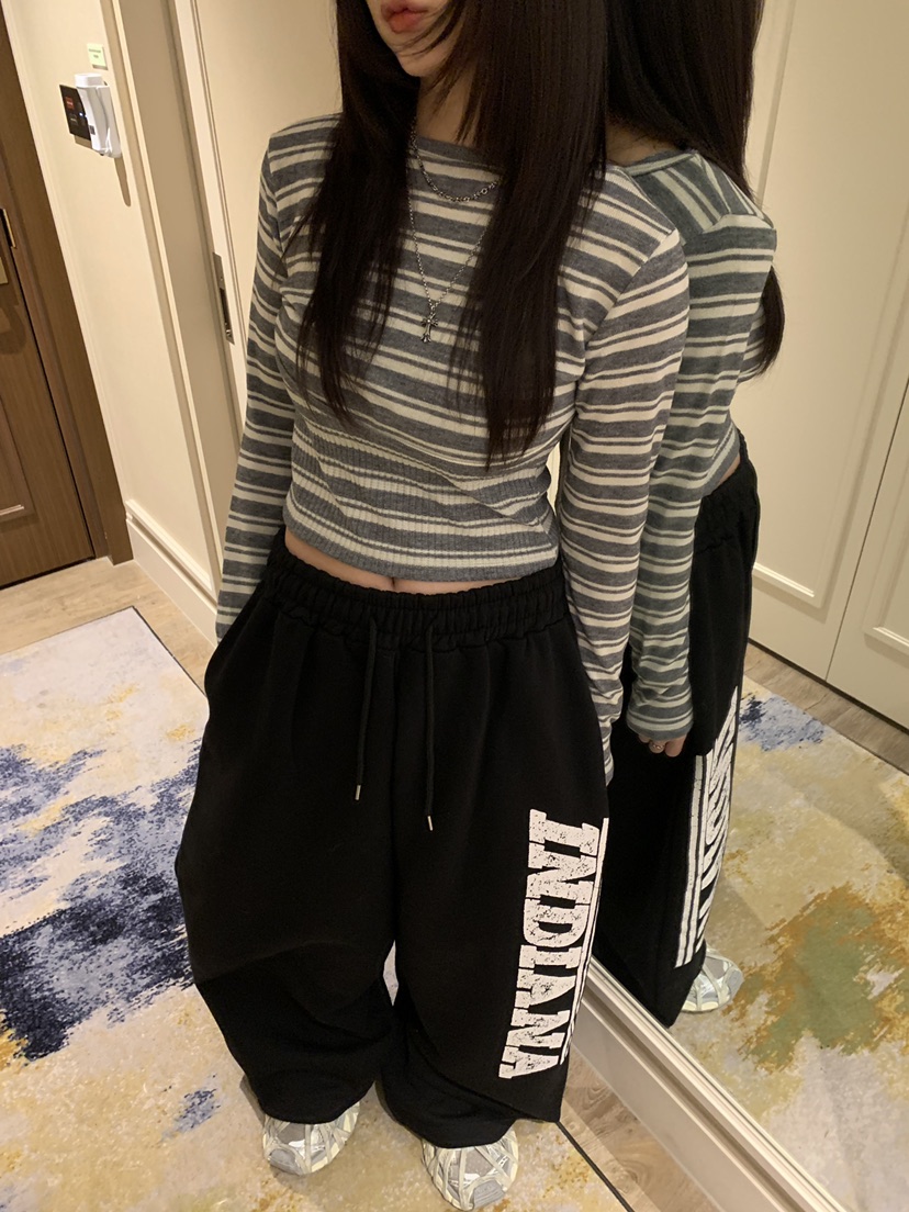 BADCALM東大門㊣直郵女士新款時尚推薦職業人氣25秋冬休閑褲BADCALM休閑褲