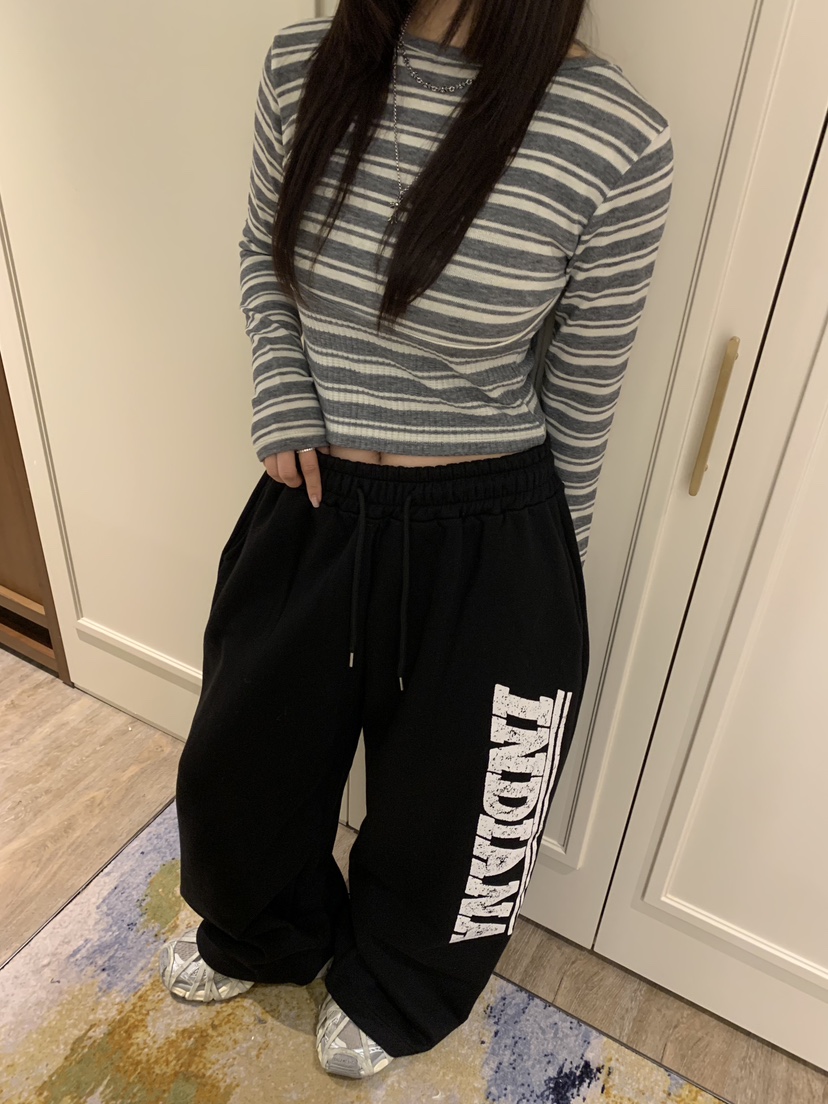 BADCALM東大門㊣直郵女士新款時尚推薦職業人氣25秋冬休閑褲BADCALM休閑褲