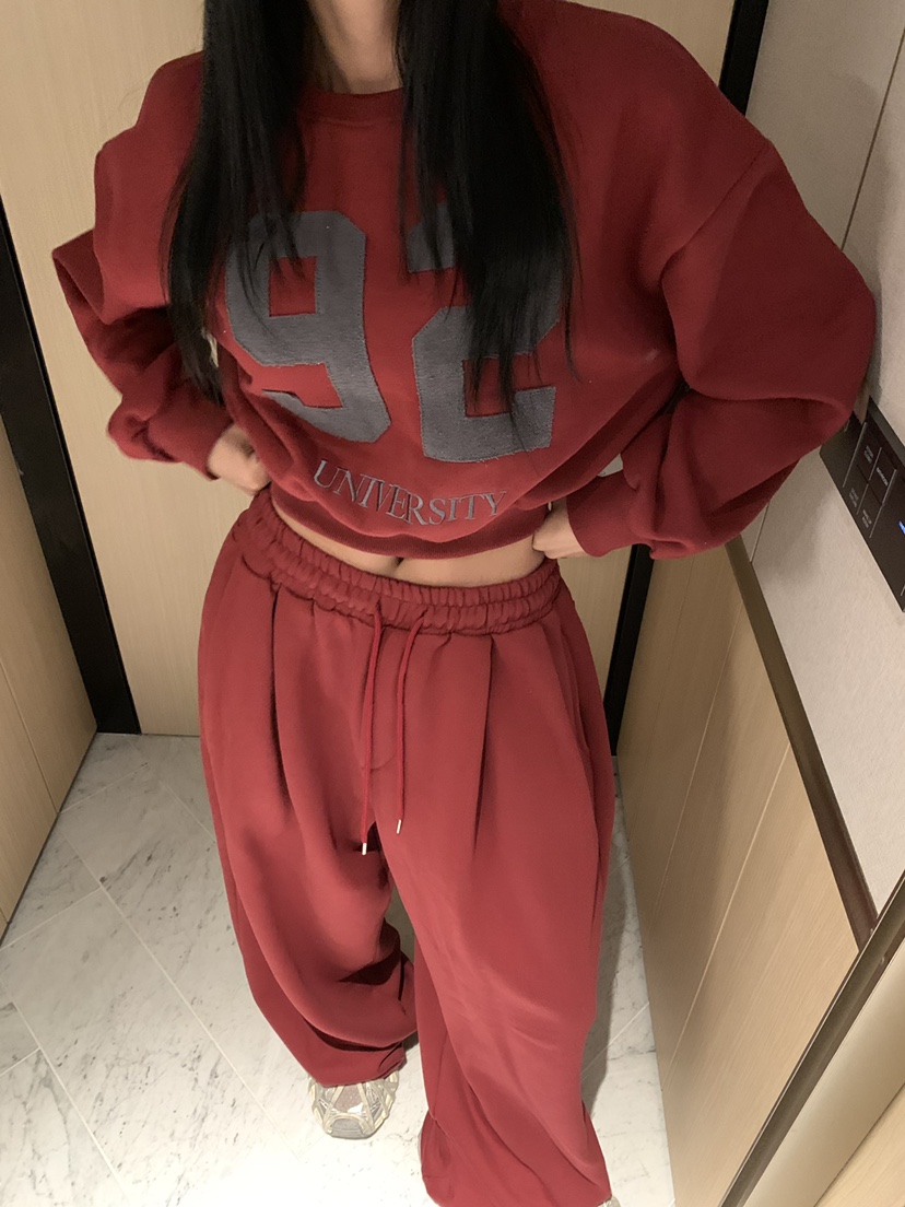 BADCALM韓國直郵㊣女士新款真品推薦熱賣休閑25秋冬職業衛衣BADCALM衛衣