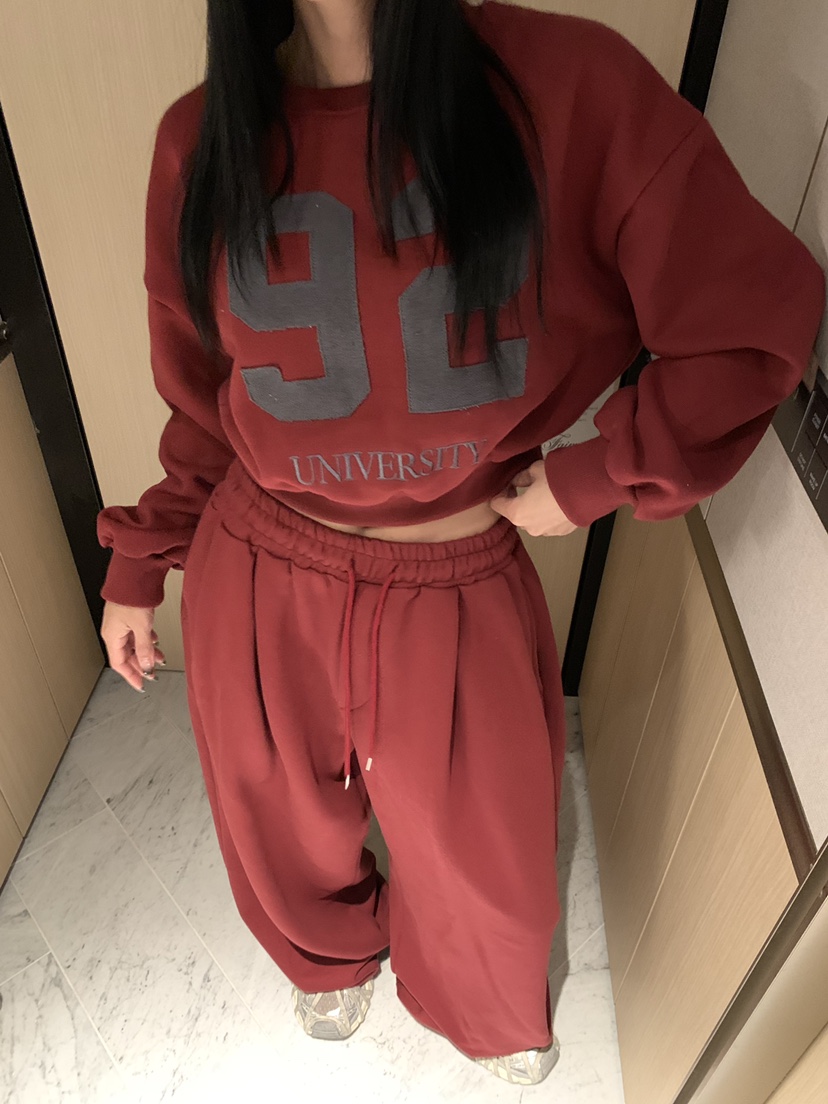 BADCALM韓國直郵㊣女士新款真品推薦熱賣休閑25秋冬職業衛衣BADCALM衛衣