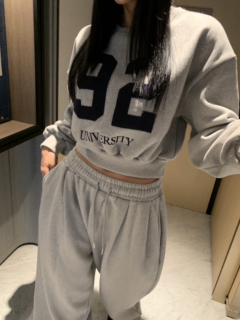 BADCALM韓國直郵㊣女士新款真品推薦熱賣休閑25秋冬職業衛衣BADCALM衛衣