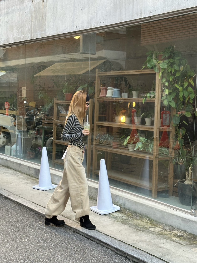 ZEROZERO東大門㊣代購女士新品推薦25秋冬熱賣休閑長袖T恤口袋ZEROZERO長袖T恤