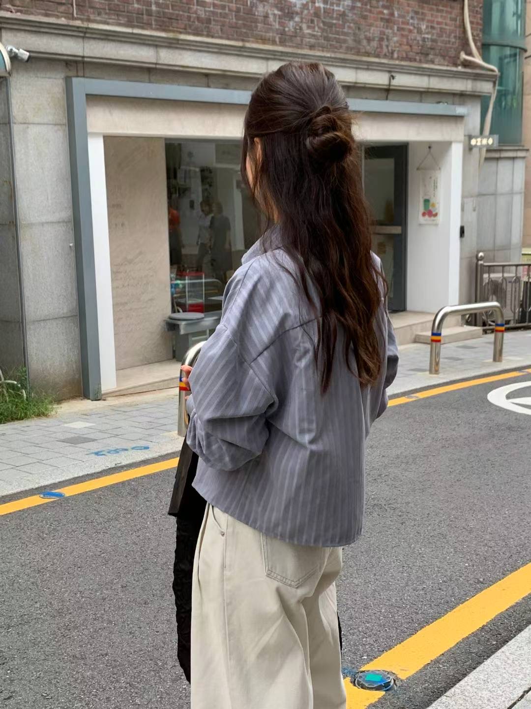 VEVE韓國代購㊣女裝新品職業真品休閑人氣熱賣25秋冬襯衫蕾絲衫VEVE襯衫/蕾絲衫