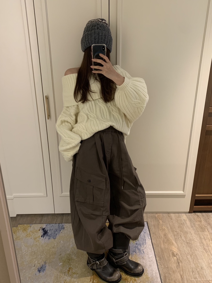 BADCALM東大門㊣代購女裝新品推薦真品職業時尚休閑褲工裝褲BADCALM休閑褲