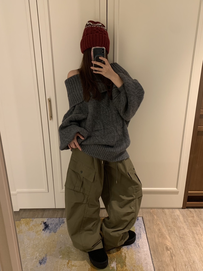 BADCALM東大門㊣代購女裝新品推薦真品職業時尚休閑褲工裝褲BADCALM休閑褲