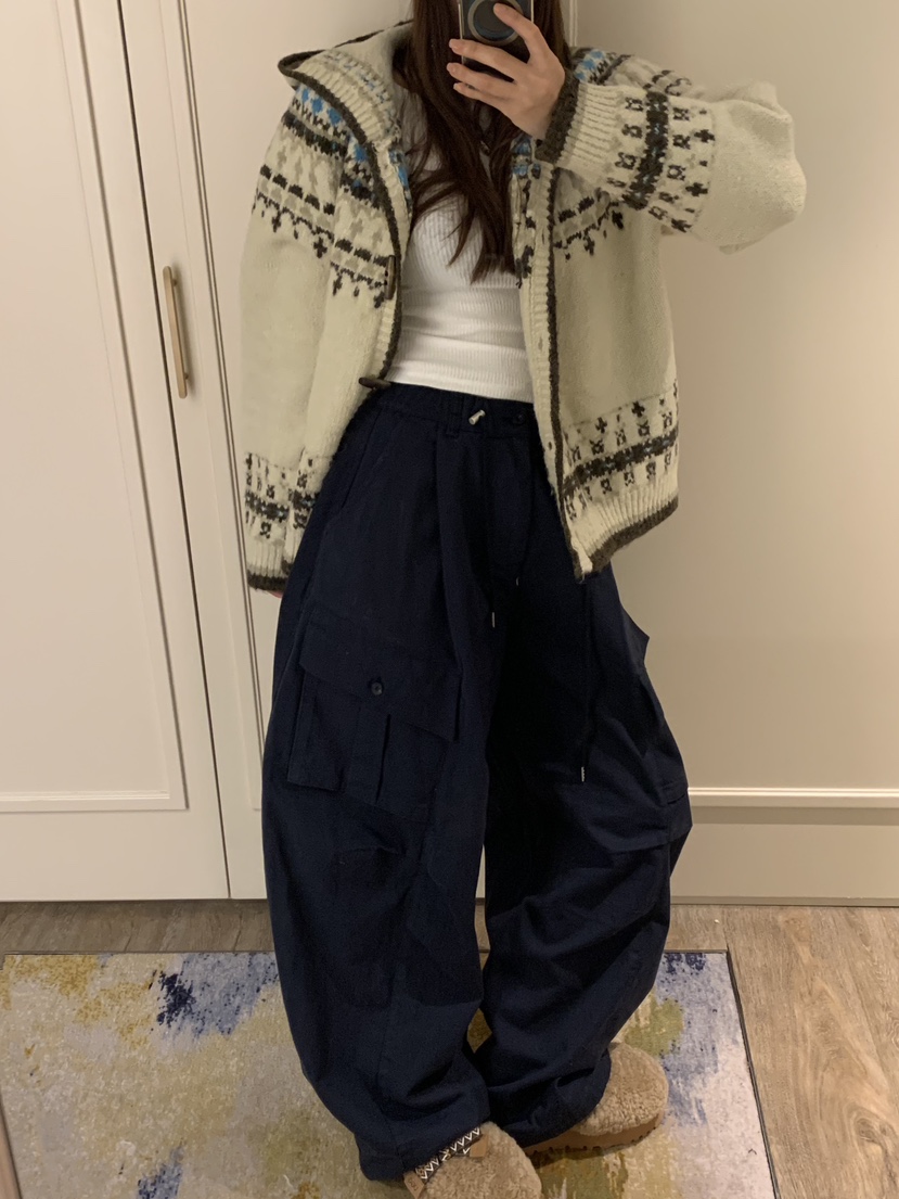 BADCALM東大門㊣代購女裝新品推薦真品職業時尚休閑褲工裝褲BADCALM休閑褲