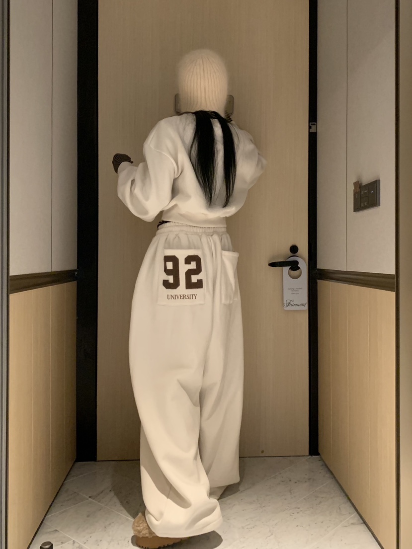 BADCALM東大門㊣代購女士新品25秋冬真品熱賣推薦人氣休閑褲BADCALM休閑褲