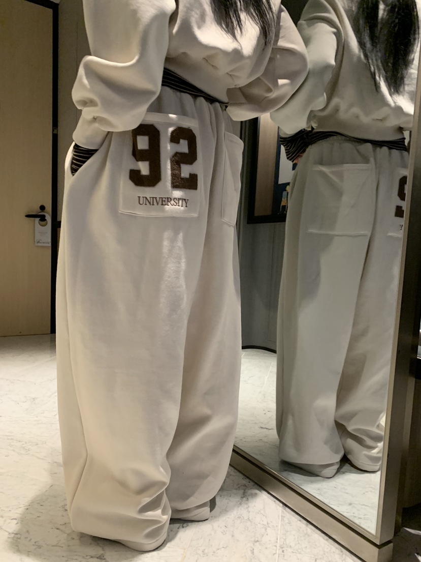 BADCALM東大門㊣代購女士新品25秋冬真品熱賣推薦人氣休閑褲BADCALM休閑褲