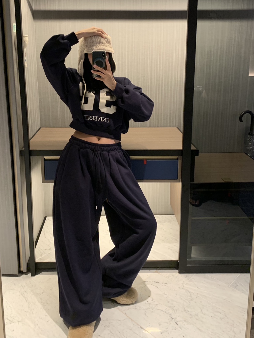 BADCALM東大門㊣代購女士新品25秋冬真品熱賣推薦人氣休閑褲BADCALM休閑褲