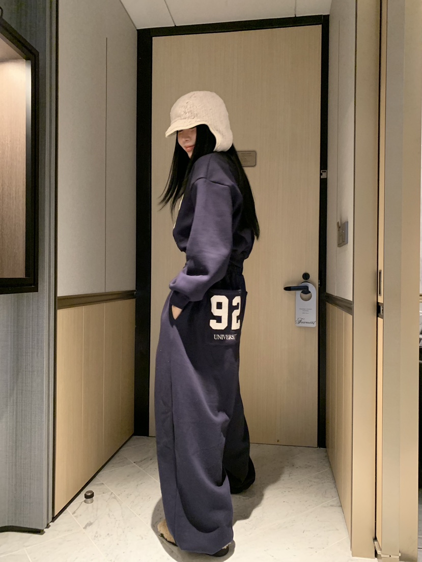 BADCALM東大門㊣代購女士新品25秋冬真品熱賣推薦人氣休閑褲BADCALM休閑褲