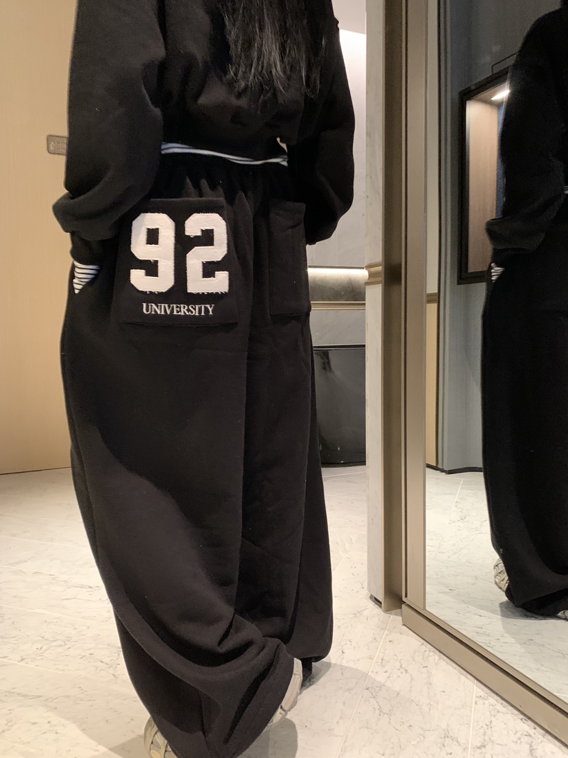 BADCALM東大門㊣代購女士新品25秋冬真品熱賣推薦人氣休閑褲BADCALM休閑褲