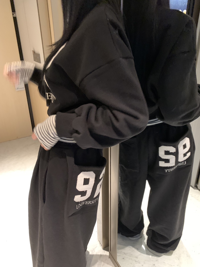 BADCALM東大門㊣代購女士新品25秋冬真品熱賣推薦人氣休閑褲BADCALM休閑褲