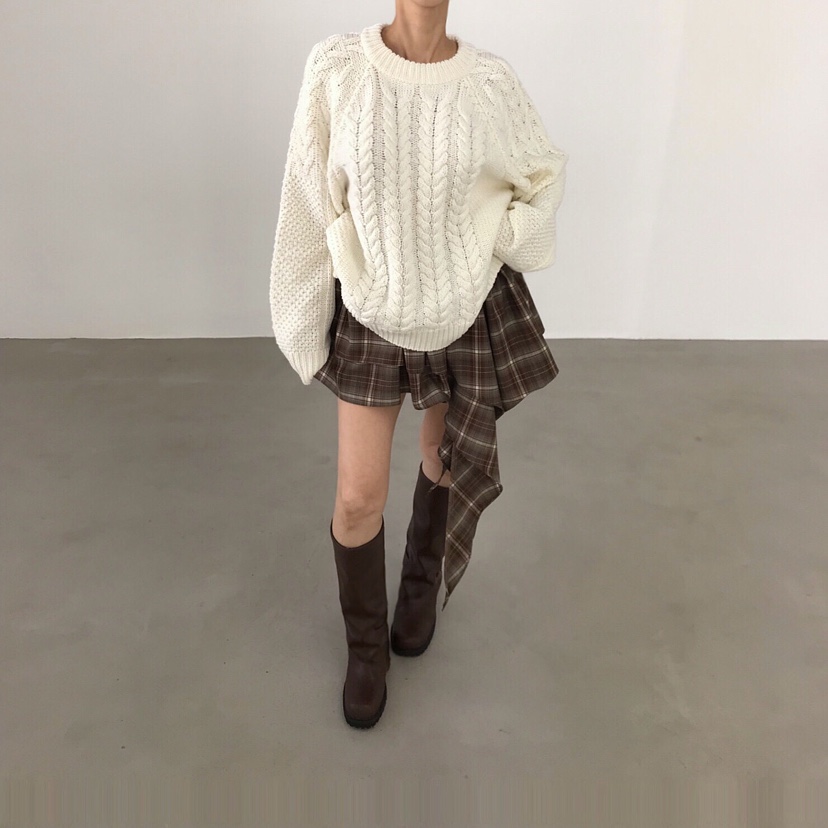 2TWO MOON韓國直郵㊣女士新品人氣真品休閑熱賣職業針織衫2TWO MOON針織衫圖色2
