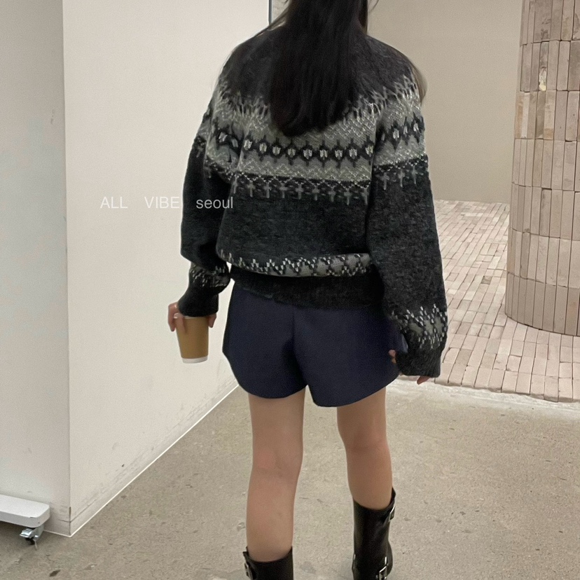 ALLVIBE東大門㊣直郵女裝新款人氣熱賣推薦25秋冬時尚針織衫ALLVIBE針織衫