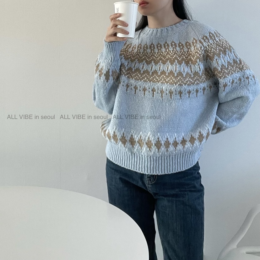 ALLVIBE東大門㊣直郵女裝新款人氣熱賣推薦25秋冬時尚針織衫ALLVIBE針織衫