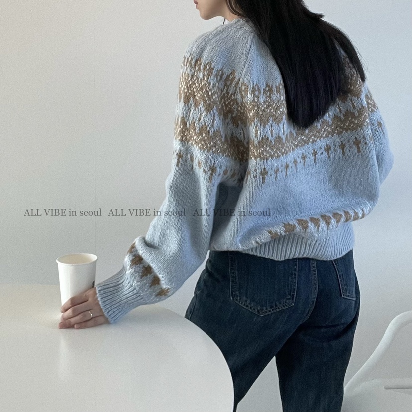 ALLVIBE東大門㊣直郵女裝新款人氣熱賣推薦25秋冬時尚針織衫ALLVIBE針織衫