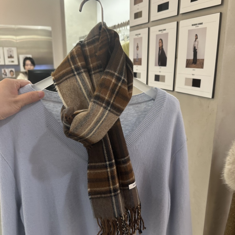 WEARABLE-L東大門㊣直郵女裝新品職業25秋冬熱賣時尚圍巾披肩WEARABLE圍巾/披肩圖色2