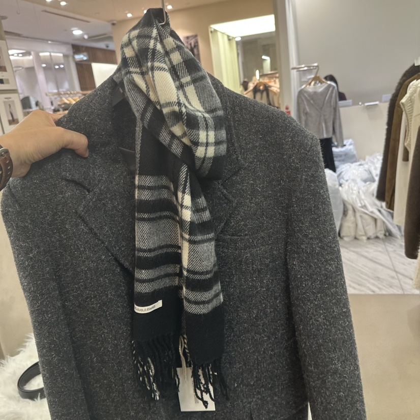 WEARABLE-L東大門㊣直郵女裝新品職業25秋冬熱賣時尚圍巾披肩WEARABLE圍巾/披肩圖色4