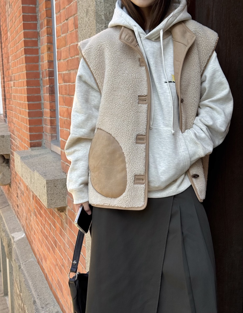 THE ABLE東大門㊣實拍女士新品休閑推薦職業人氣時尚馬甲羊毛THE ABLE/TA馬甲