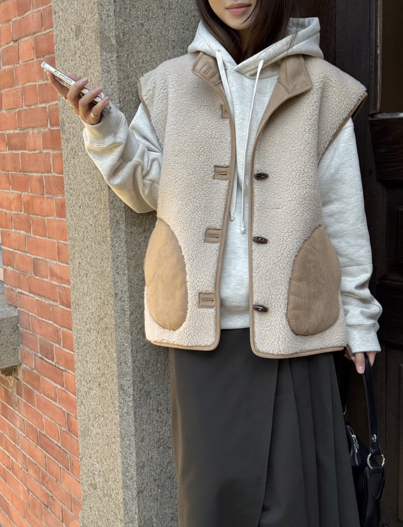 THE ABLE東大門㊣實拍女士新品休閑推薦職業人氣時尚馬甲羊毛THE ABLE/TA馬甲