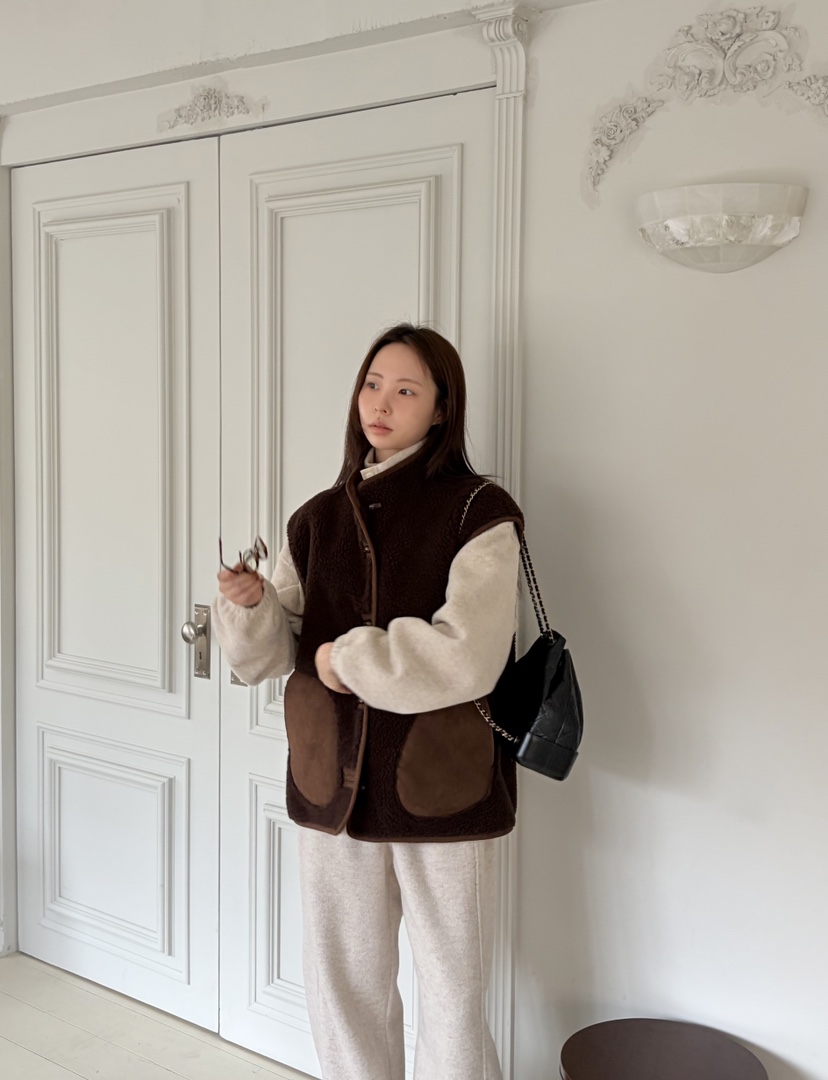 THE ABLE東大門㊣實拍女士新品休閑推薦職業人氣時尚馬甲羊毛THE ABLE/TA馬甲