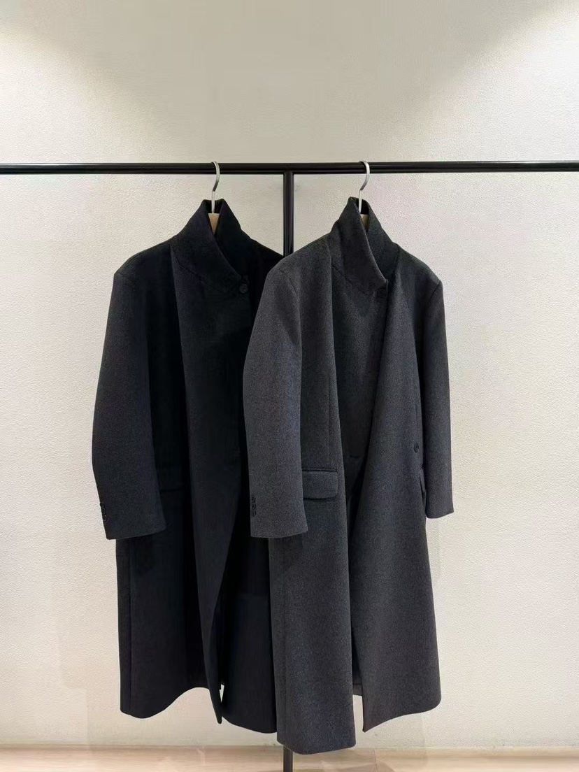 POSTMODERN東大門㊣代購女士新品推薦25秋冬職業人氣長款風衣POSTMODERN長款風衣