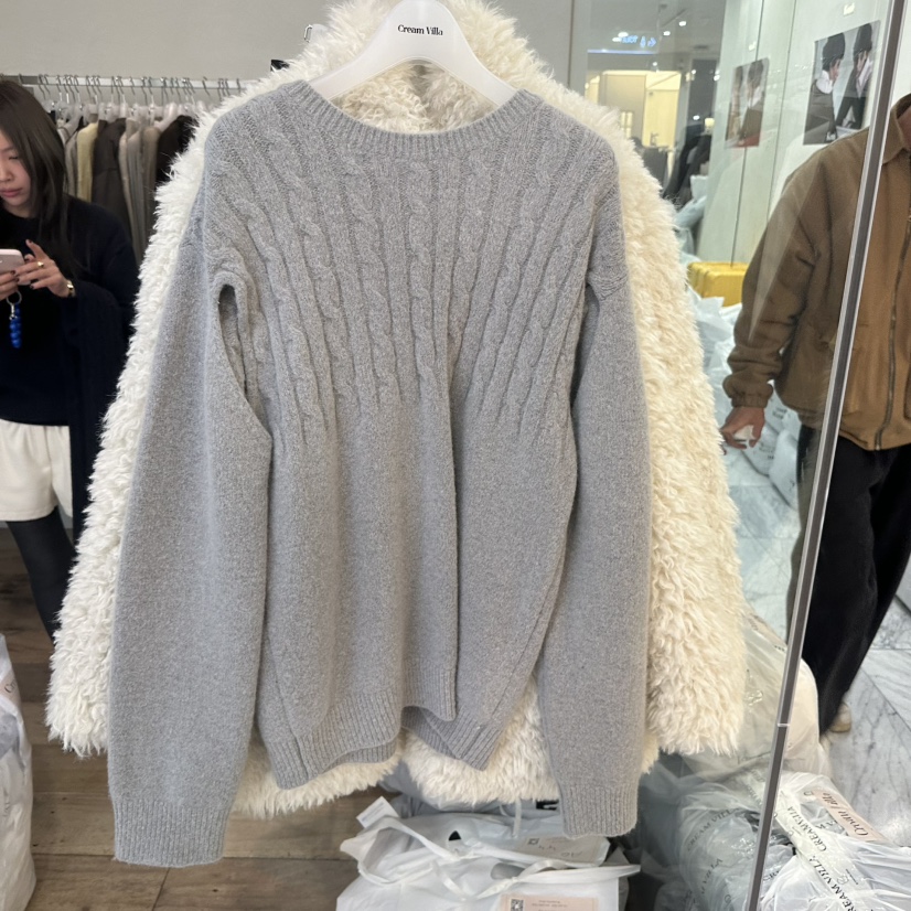 CREAM VILLA東大門㊣代購女士新品休閑毛衣CREAMVILLA毛衣圖色2