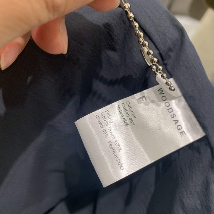 WOOD SAGE東大門㊣直郵女士新品人氣短款羽絨服不含圍巾連帽鵝絨WOOD SAGE短款羽絨服