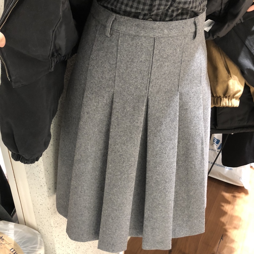 COMELY東大門㊣直郵女士新品25秋冬職業推薦半身裙中短裙羊毛COMELY半身裙/中短裙圖色2