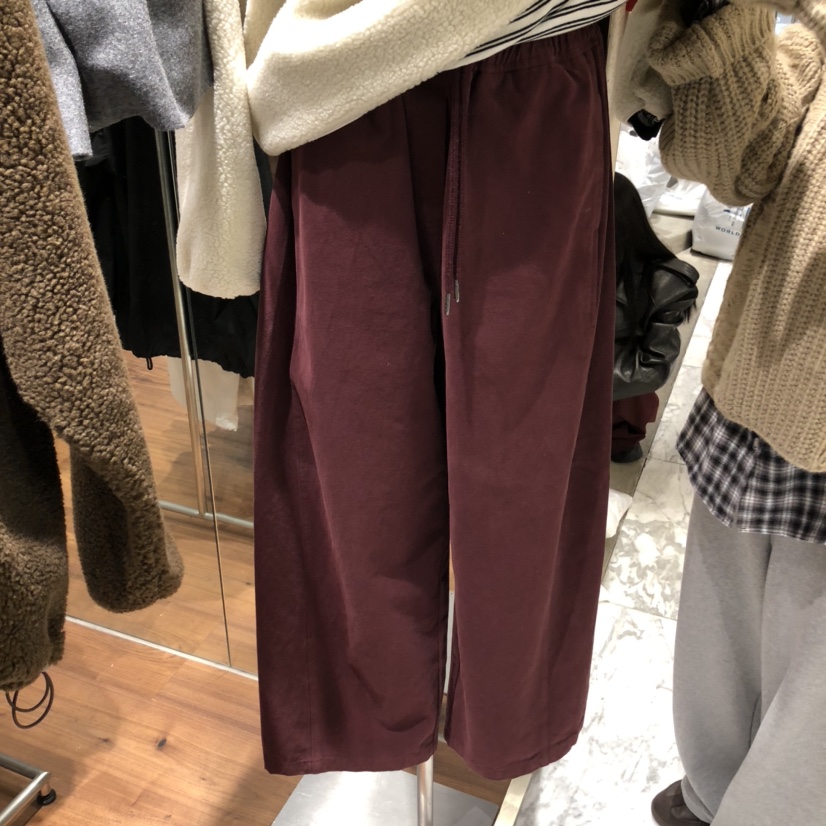 COMELY韓國代購㊣女裝新款人氣真品25秋冬休閑熱賣職業休閑褲COMELY休閑褲圖色1