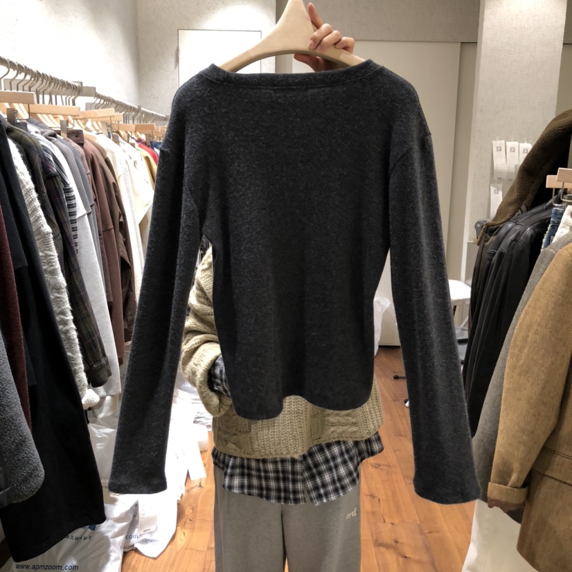 COMELY東大門㊣實拍女裝新品熱賣25秋冬推薦真品時尚長袖T恤COMELY長袖T恤