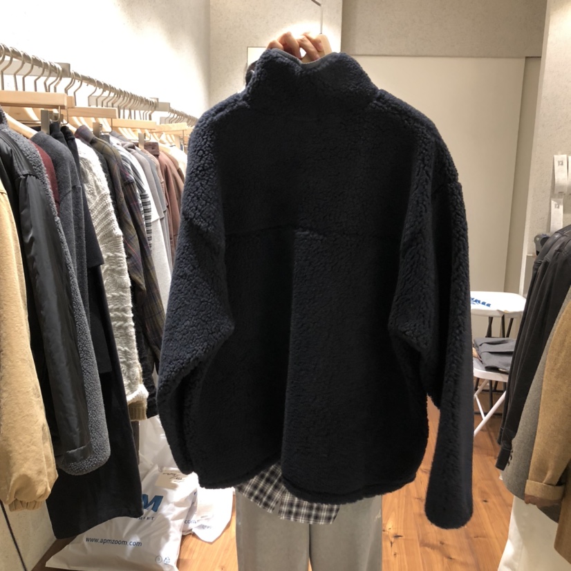 COMELY韓國直郵㊣女士新款真品時尚熱賣人氣職業衛衣羊毛拉鏈COMELY衛衣