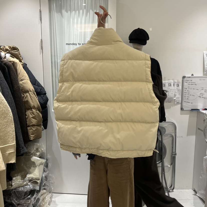 MONDAY TO SUNDAY東大門㊣實拍女裝新款休閑職業馬甲雙面絨MONDAY TO SUNDAY馬甲