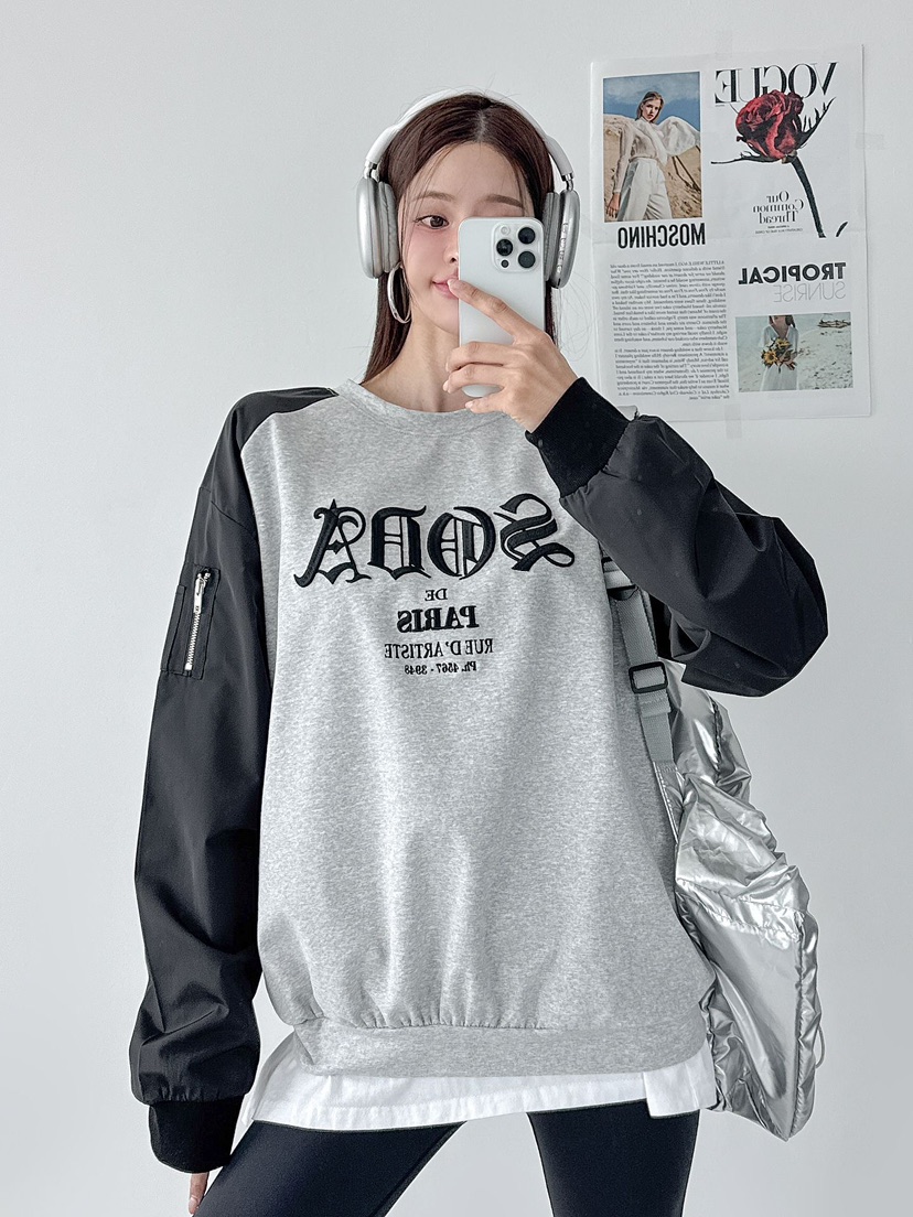 IAAN東大門㊣直郵女裝新品熱賣推薦休閑人氣職業時尚真品衛衣iaAn衛衣