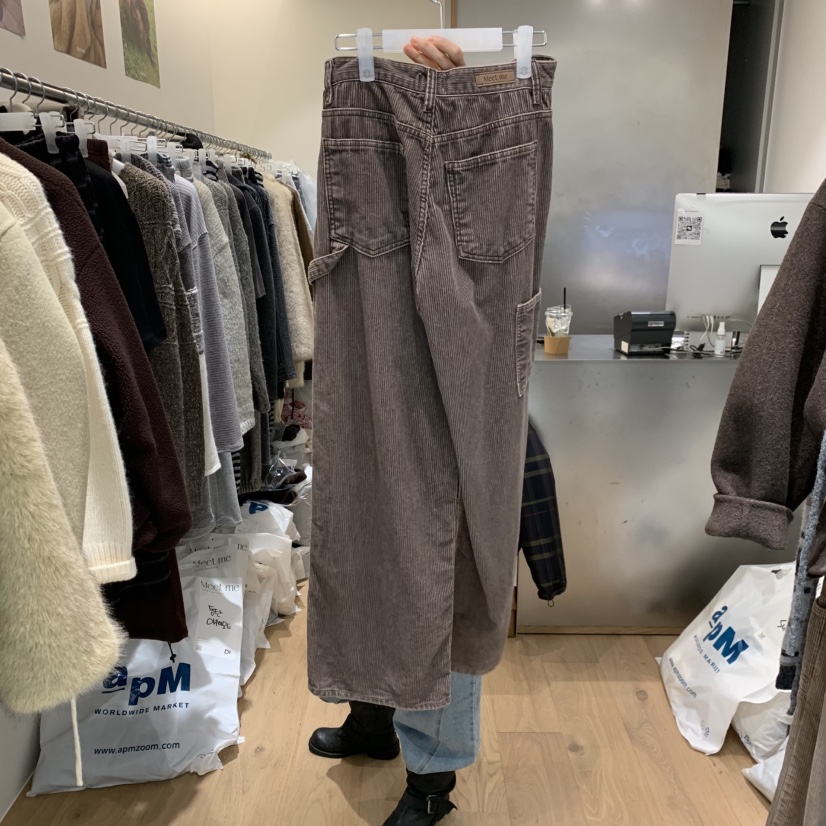 MEET ME韓國代購㊣女士新品25秋冬真品熱賣職業時尚休閑褲MEET ME休閑褲