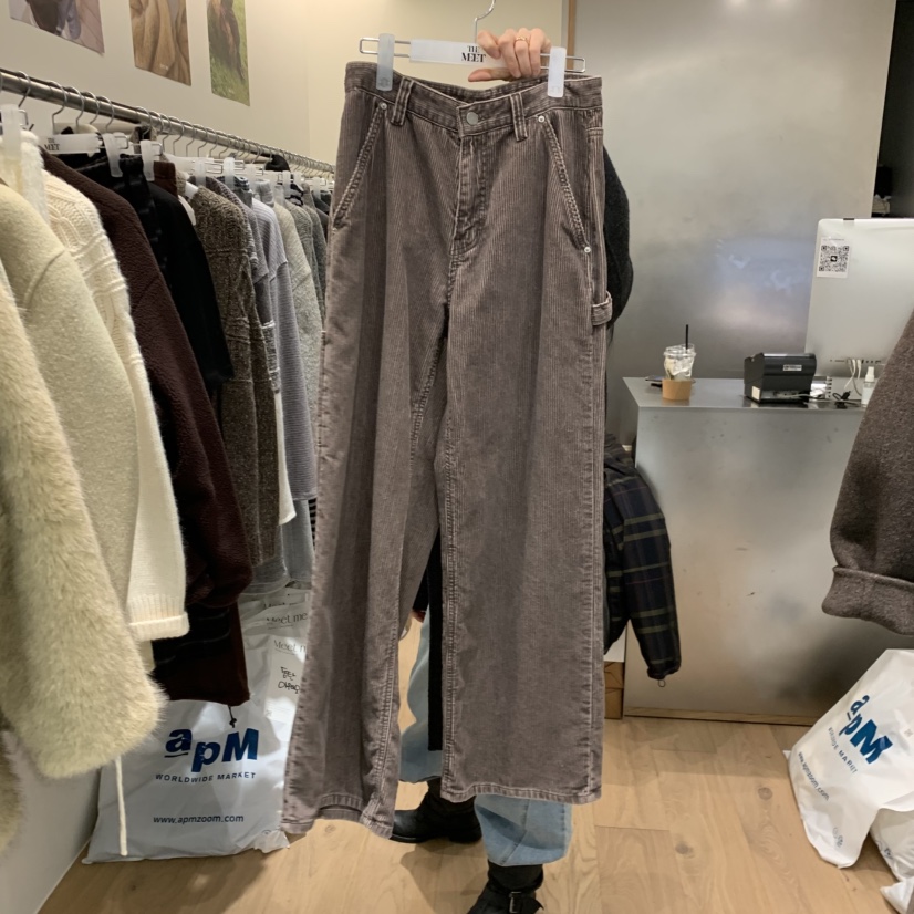 MEET ME韓國代購㊣女士新品25秋冬真品熱賣職業時尚休閑褲MEET ME休閑褲圖色2