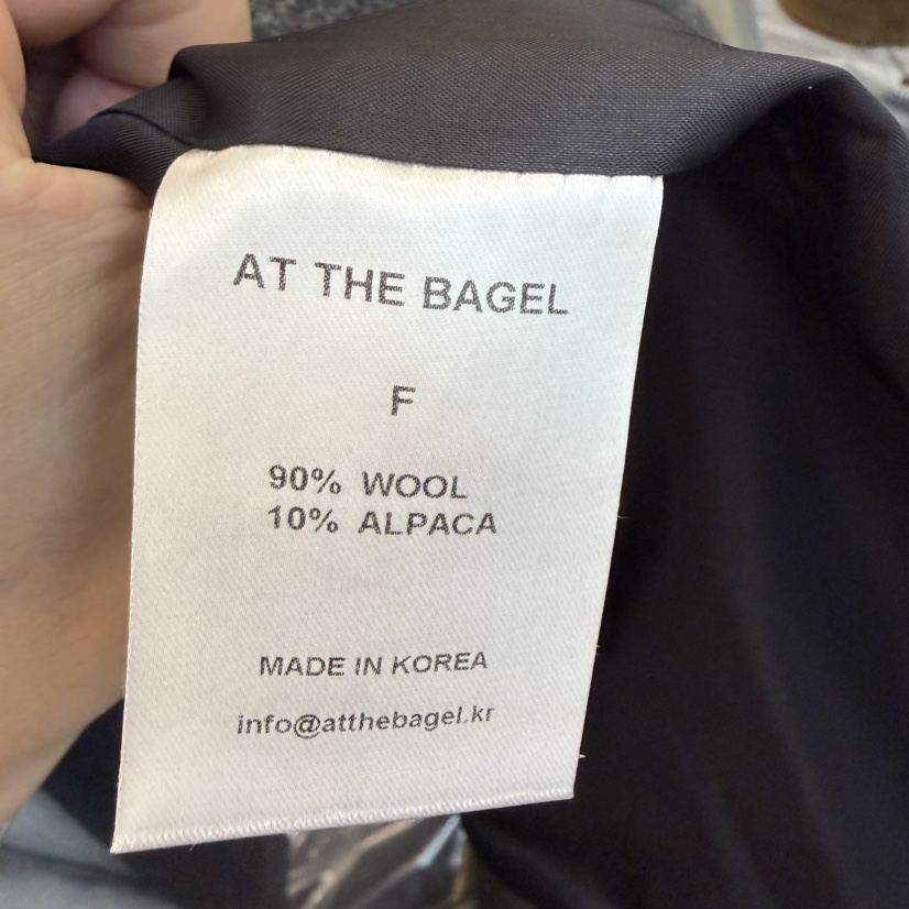 AT THE BAGEL東大門㊣代購女裝新款熱賣職業人氣25秋冬夾克AT THE BAGEL夾克