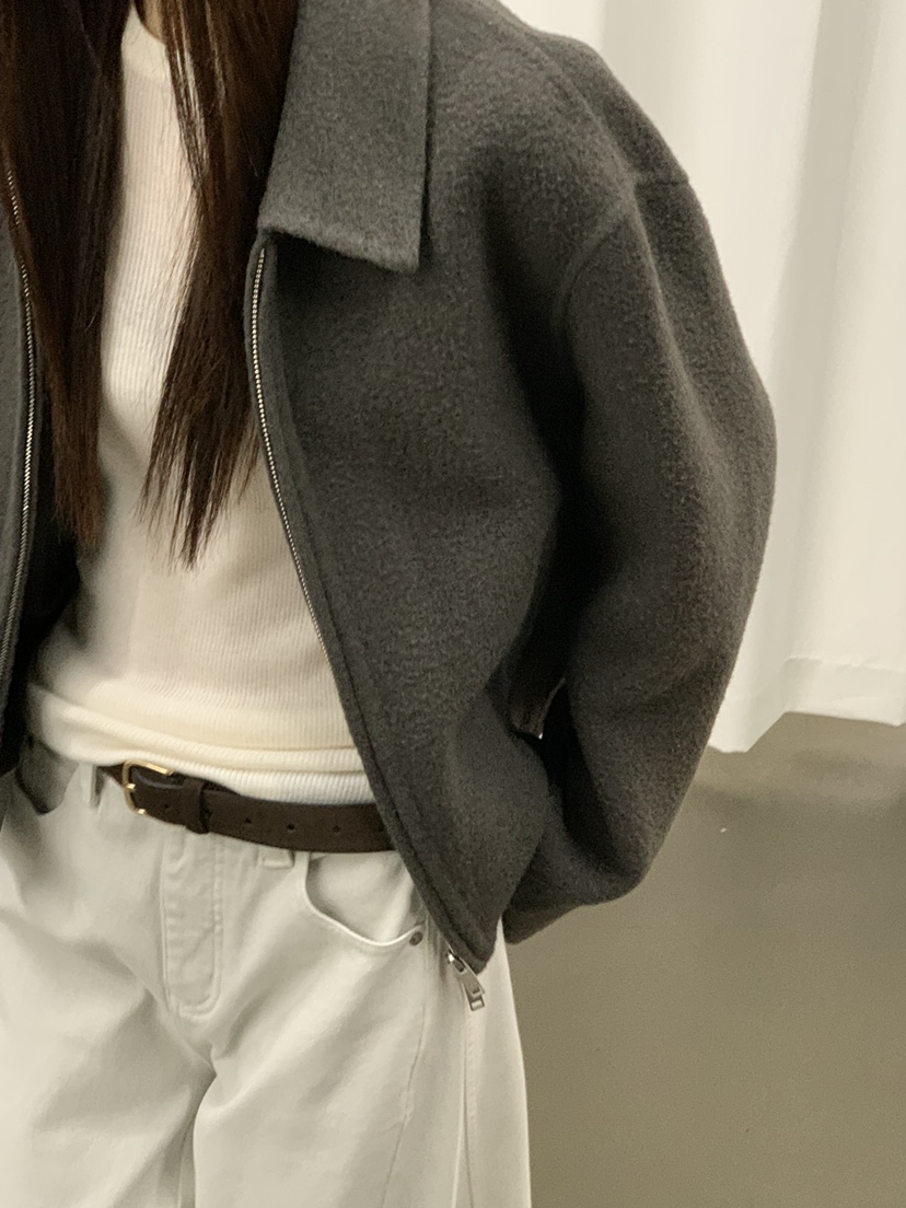 RIVER RAIN東大門㊣代購女士新款真品職業休閑人氣短款大衣RIVER RAIN短款大衣