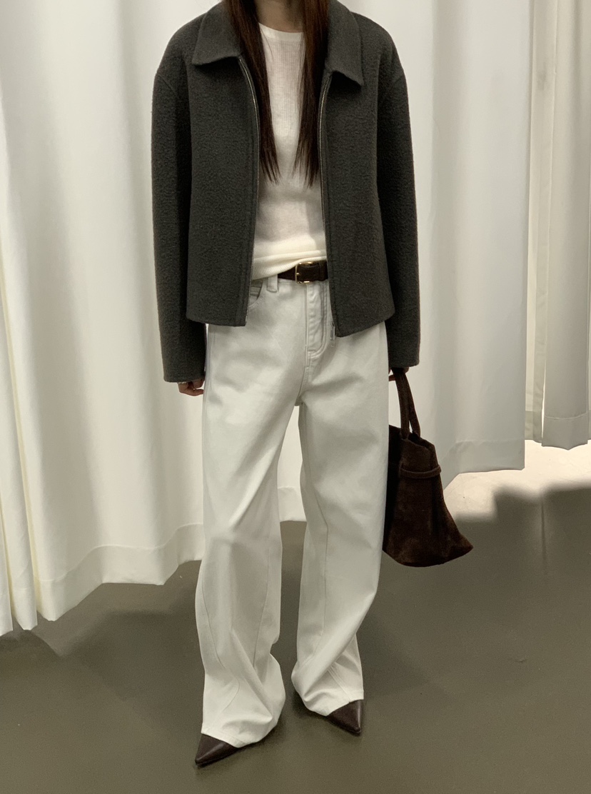 RIVER RAIN東大門㊣代購女士新款真品職業休閑人氣短款大衣RIVER RAIN短款大衣
