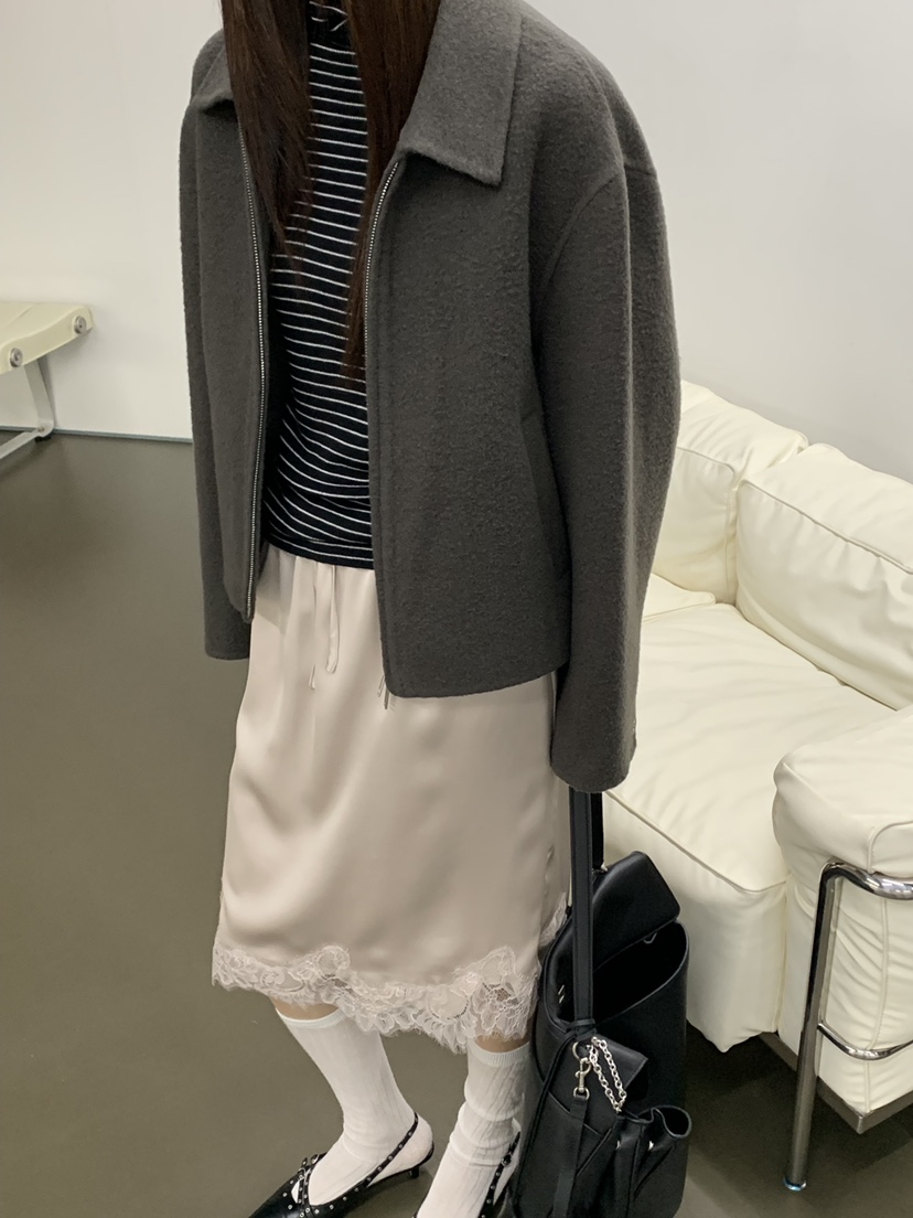 RIVER RAIN東大門㊣代購女士新款真品職業休閑人氣短款大衣RIVER RAIN短款大衣