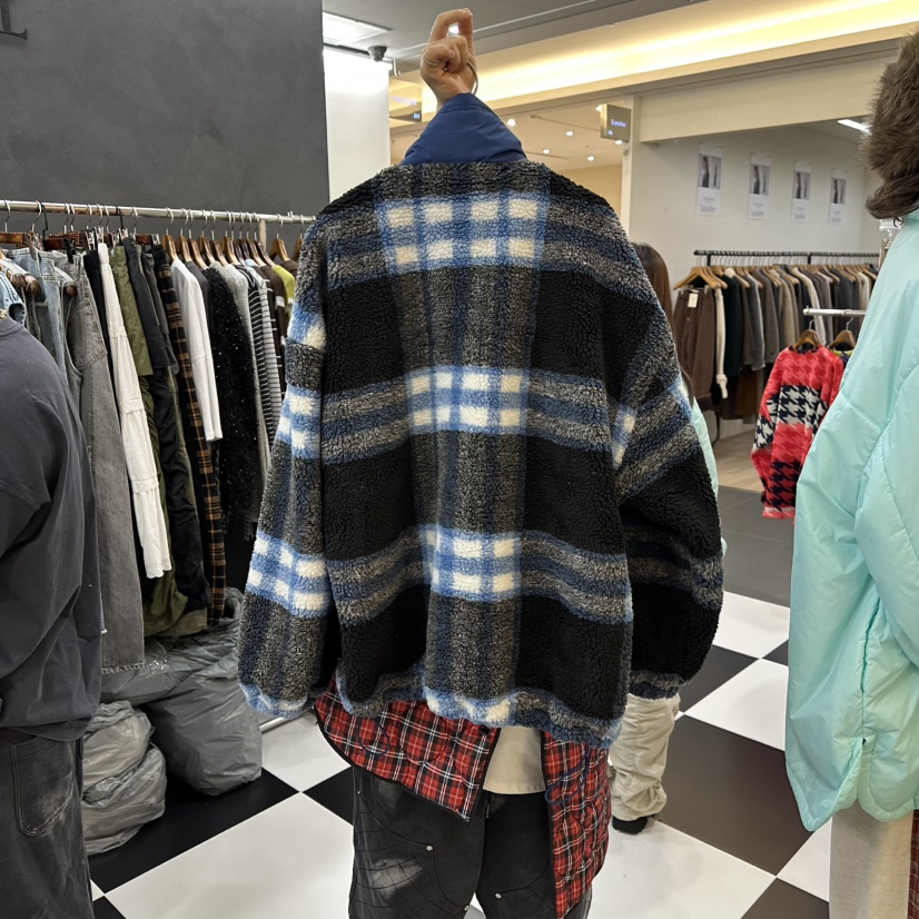 LADYBLACK東大門㊣實拍女裝新品真品時尚休閑熱賣25秋冬衛衣格紋LADYBLACK衛衣
