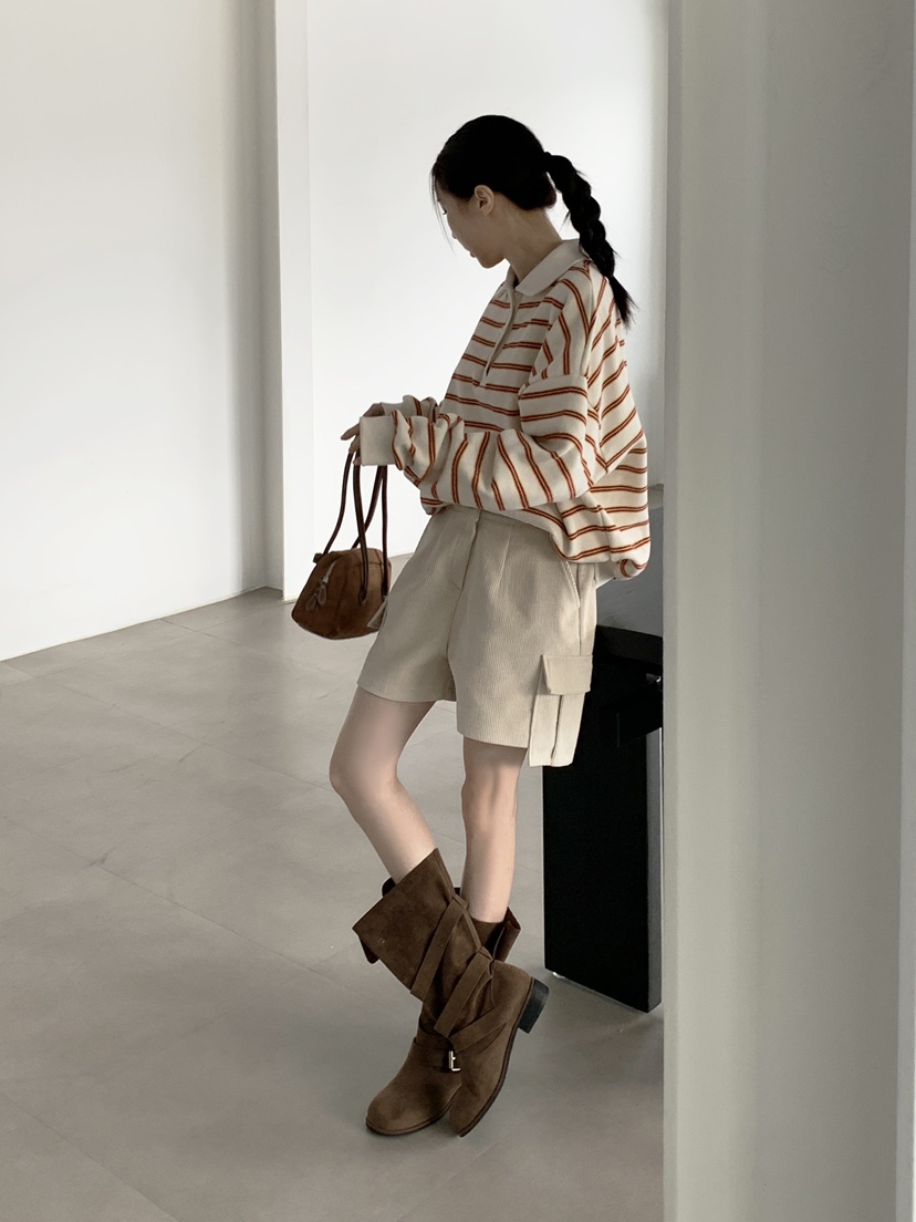 BOUND.A韓國直郵㊣女裝新款真品人氣推薦熱賣職業25秋冬短褲BOUND.A短褲