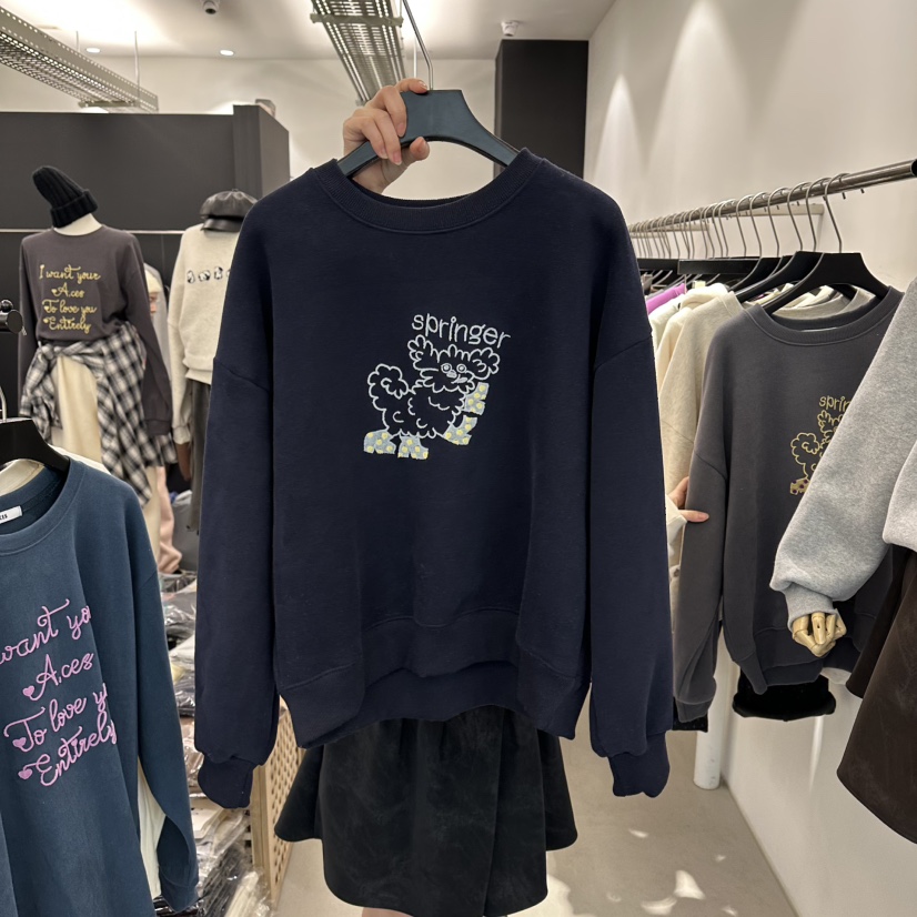 A.CES東大門㊣直郵女裝新品職業休閑人氣真品時尚推薦衛衣A.CES衛衣圖色3