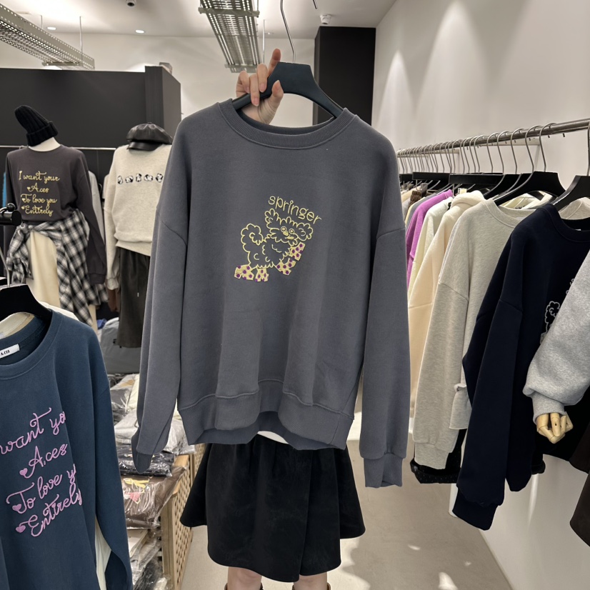 A.CES東大門㊣直郵女裝新品職業休閑人氣真品時尚推薦衛衣A.CES衛衣圖色4